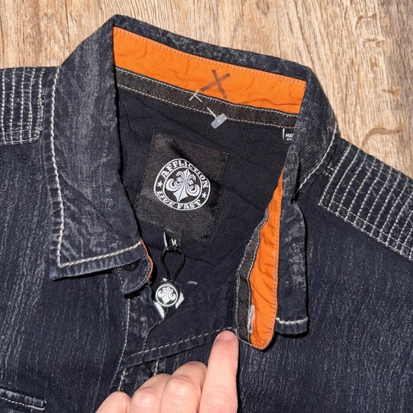 Affliction • Despise Washed Stretch Shirt - Picture 10 of 11